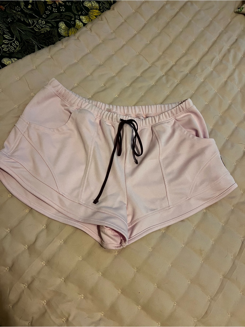 FP Movement by Free People Light Pink Athletic Drawstring Shorts
